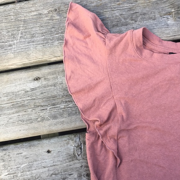 Pink Petal Sleeve Dress - Picture 7 of 7